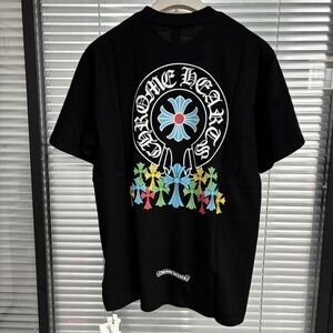 Chrome Hearts black short-sleeved T-shirt